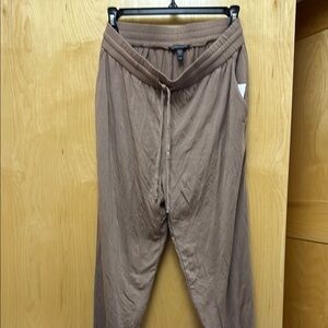 Eileen Fisher Tan Sweatpants Relaxed Fit Joggers